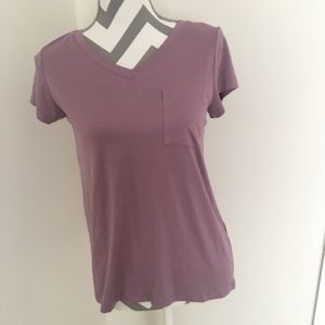 NEW Purple V neck shirt